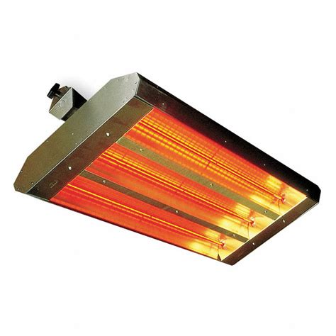 FOSTORIA Electric Infrared Heater, Indoor and Outdoor, Ceiling/Suspended, Voltage 208, Watts ...