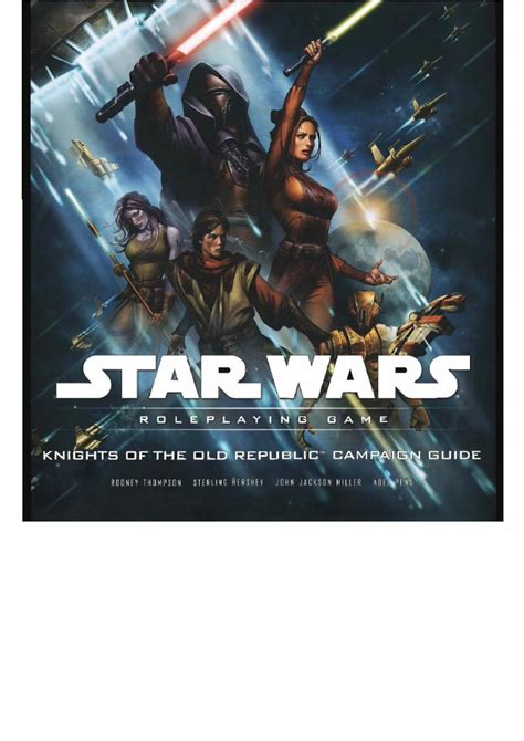 (PDF) Star Wars Saga Edition KOTOR Campaign Guide - DOKUMEN.TIPS