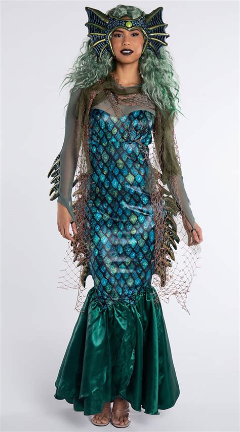 Dark Sea Siren Costume, Sexy Sea Creature Costume - Yandy.com