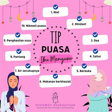 10 Tips Puasa Untuk Ibu Menyusu, Mesti Boleh Puasa Penuh!