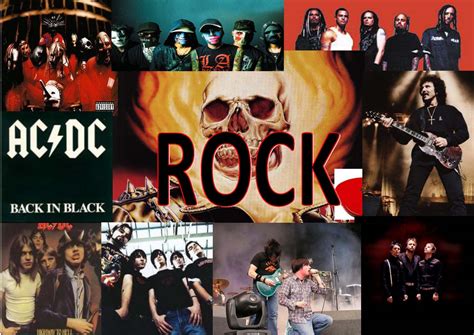 Nathan Powell: Rock genre collage