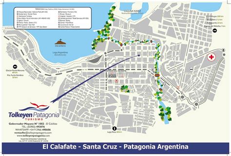 El Calafate Area Map