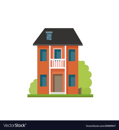 House flat icon Royalty Free Vector Image - VectorStock