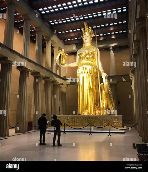 Statue Of Athena In The Parthenon