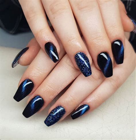 50+ Fabulous Blue Nail Designs - The Glossychic | Blue nail designs ...