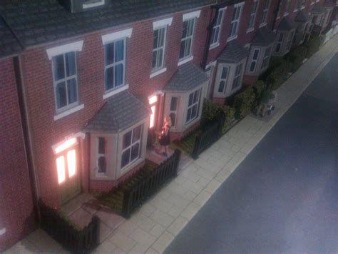 Metcalfe terraced houses with lighting installed | Terrace house, House styles, Layout