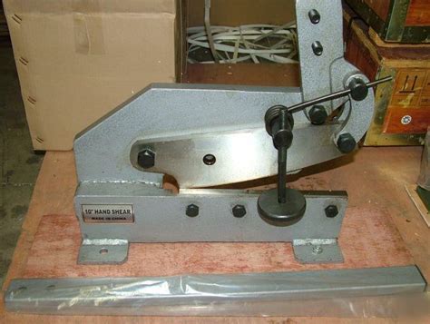 New 10" hand bench metal shear 1/4" plate