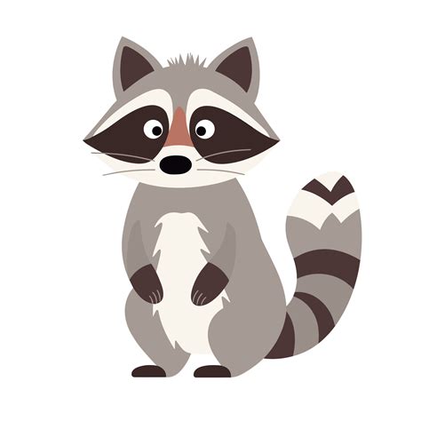 Raccoon Vector Cute Raccoon Cartoon Symbol 27790998 Vector Art at Vecteezy