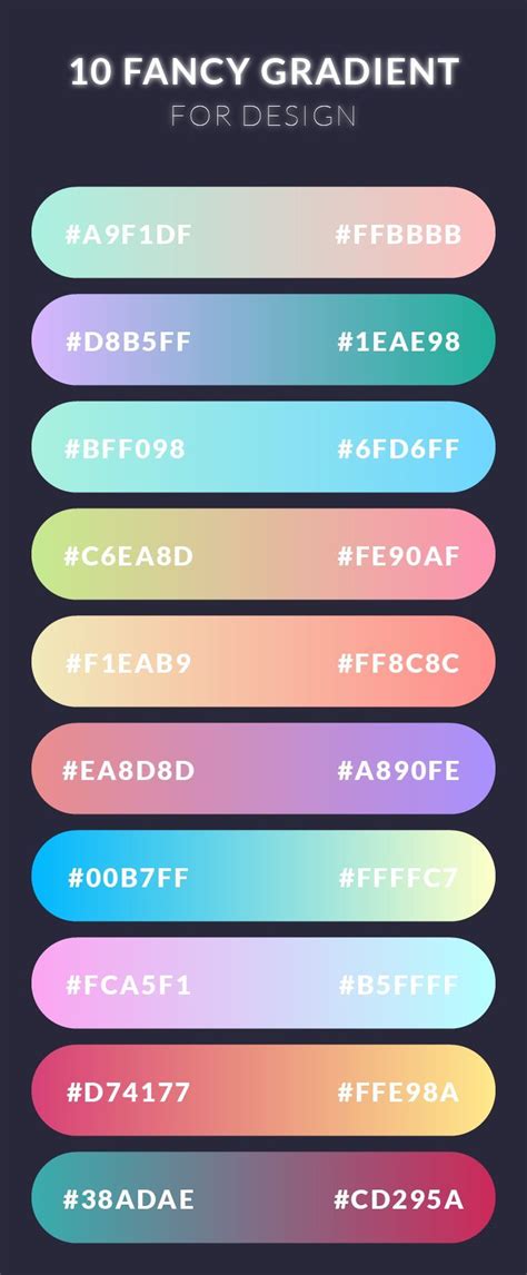 10 Fancy Gradients for Design Graphisches Design, Graphic Design Tips ...