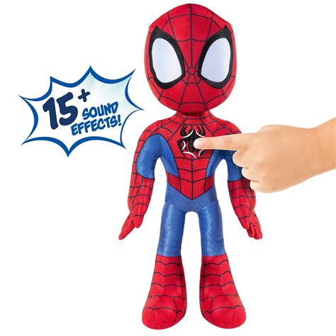 Buy Marvel’s Spidey and His Amazing Friends - My Friend Spidey 16” Plush with Sounds - Toys for ...