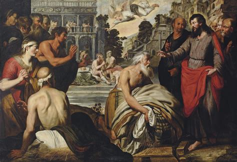 The Bible In Paintings: JESUS HEALS A PARALYTIC AT THE POOL OF BETHESDA