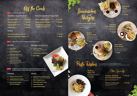 A la Carte Menu The Raintree Restaurant 2018 on Behance