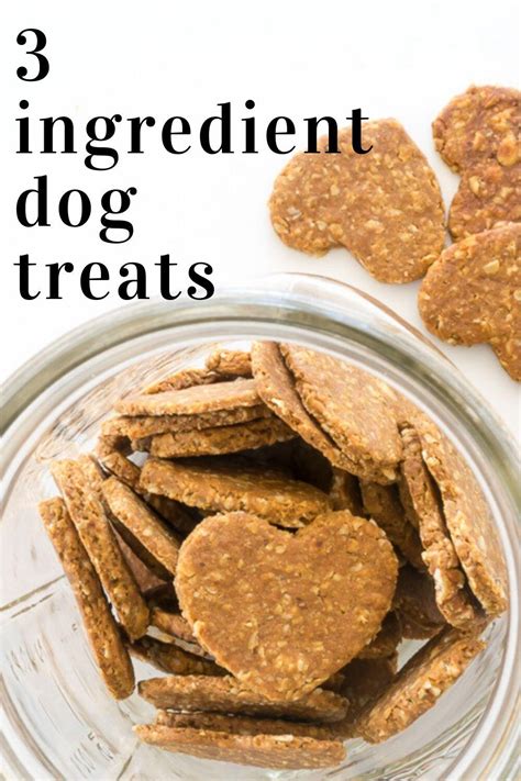 3-Ingredient Dog Treats | Recipe | Easy dog treat recipes, Dog treats homemade recipes, Dog ...