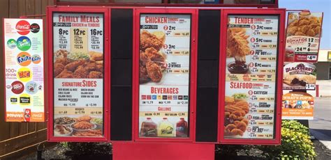 Popeyes Menu Board