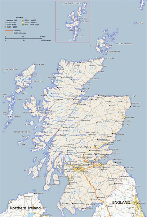 Map of Scotland