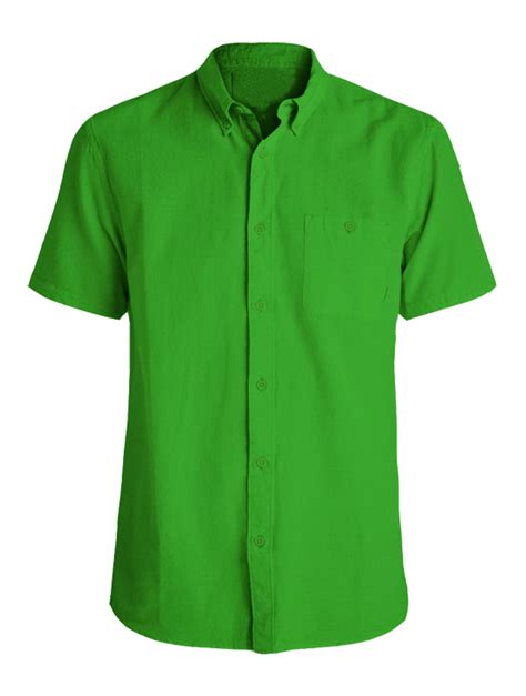 Emerald Green Buttondown Shirt Short Sleeve – Cutton Garments