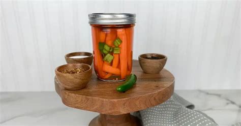 Pickled Serrano Peppers and Carrots-Loving the Tangy Burn!