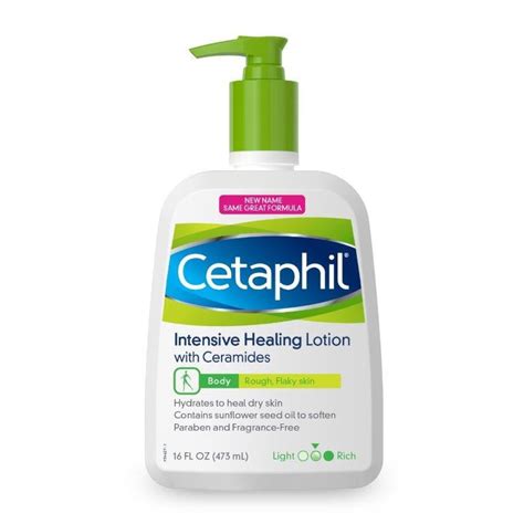 Cetaphil Intensive Healing Lotion with Ceramides | 16 fl oz | Body Moisturizer for Dry, Rough ...