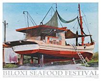 2020 Biloxi Seafood Festival Poster - Biloxi Chamber of Commerce