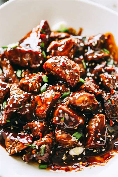 Honey Garlic Steak Bites | Diethood