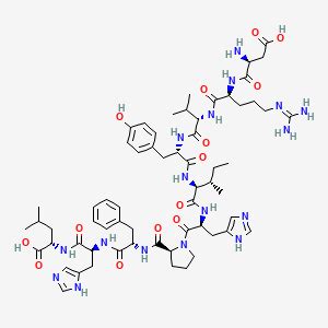 Angiotensin I | C62H89N17O14 | CID 3081372 - PubChem