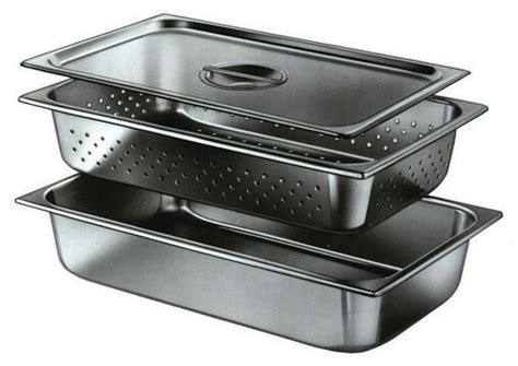 Stainless Steel Pan 1/2 Size, capacity 6.3 L | Sigma-Aldrich