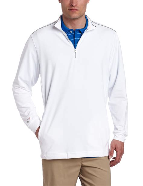 Greg Norman Mens Collection Performance Golf Pullovers