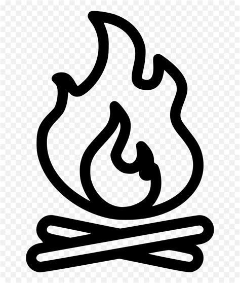 Download Campfire Comments - Camp Fire Clip Art Png Image Campfire Clipart Black And White Png ...