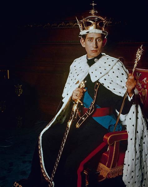 At the age of 21, Prince Charles posed for a portrait following his | The Evolution of the Royal ...