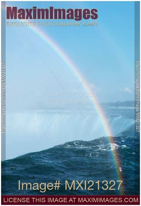 Photo of Rainbow over Niagara Falls | Stock Image MXI21327