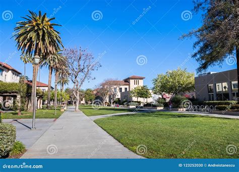 Landscape in Santa Clara University Campus Editorial Image - Image of ...