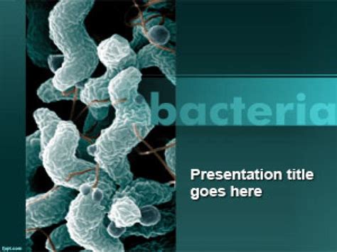 Bacteria PowerPoint Template Quality Backgrounds for Powerpoint Templates - PPT Backgrounds