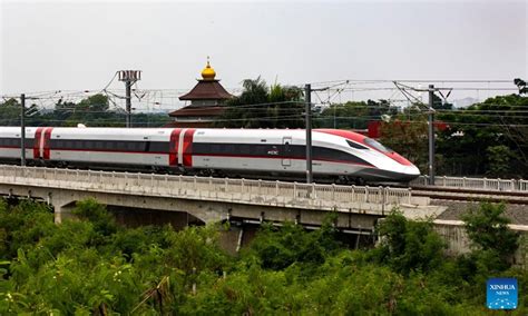 Test section of Jakarta-Bandung high-speed railway ready for joint adjustment - Global Times