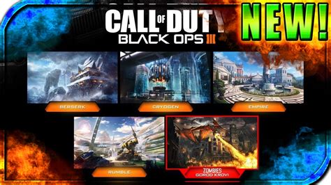 ALL *NEW* MULTIPLAYER MAPS IN DESCENT DLC PACK IN BLACK OPS 3! - BO3 DESCENT DLC PACK! - (NEW ...