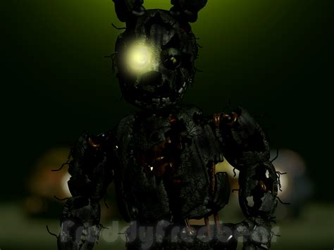 Springtrap after the fire by FreddyFredbear on DeviantArt