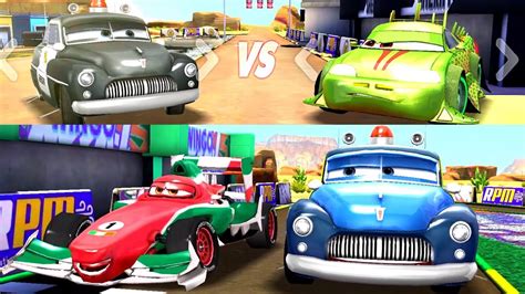 Cars 2: Fast as Lightning - Sheriff // retro skin // vs Francesco ...