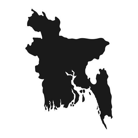 Highly detailed Bangladesh map with borders isolated on background 19513336 Vector Art at Vecteezy