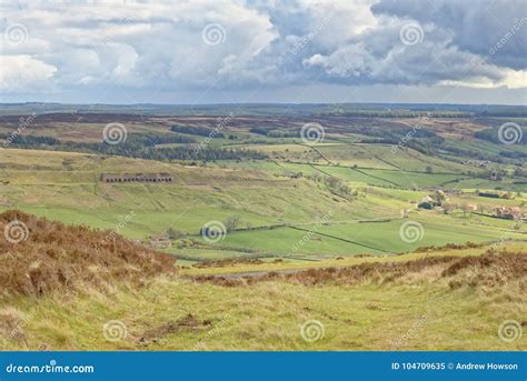 The North York Moors, Yorkshire, England Stock Image - Image of green ...