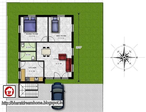 2 Bedroom House Design Indian Style / Every home differs in its overall ...