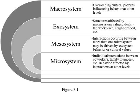 Figure 3.1 from Exploring Institutional Culture as a Macrosystem Antecedent to University ...