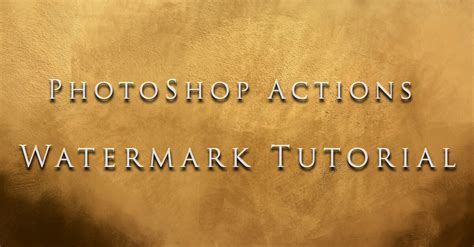 Leo Val Art - Photoshop watermark text - Actions tutorial