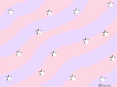 Aesthetic pastel star background