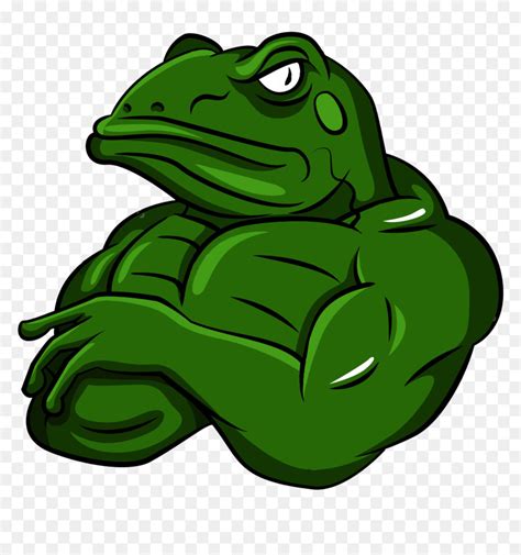 muscle frog - Clip Art Library