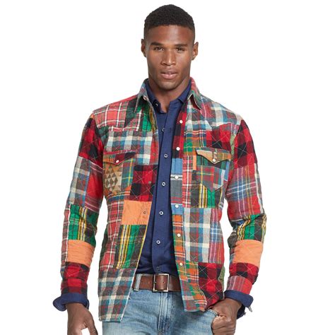 Lyst - Polo Ralph Lauren Patchwork Western Shirt for Men