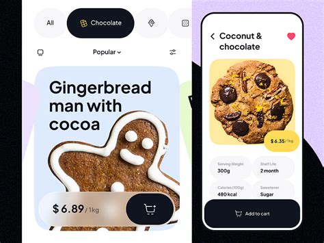 Cookie Delivery App by Kristina Taskaeva for Purrweb UI/UX Agency on Dribbble