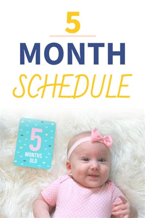 The 5 Month Baby Sleep Schedule that Has Our Baby Sleeping Through!