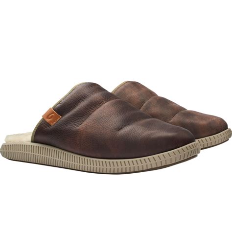 Men's Olukai Mua 'Ili Slippers - Dark Wood|Silt | Stan's Fit For Your Feet