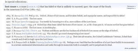 Idiomatic English: a + lost + cause = a lost cause ( what !!! )