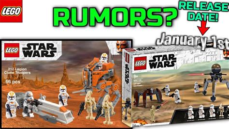 MORE 212th Clone Trooper Battle Pack RUMORS! (LEGO Star Wars 2023) - YouTube