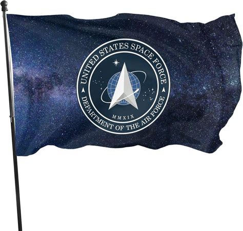 Amazon.com : United States Space Force 3x5 Feet Banner Flag, Starry Sky Flag Decorated Outdoors ...